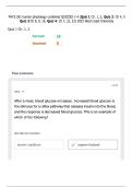 PHYS 261 human physiology combined QUIZZES 1-4 &lpar;Quiz 1 Ch&period; 1&comma; 2&comma; Quiz 2&colon; Ch 4&comma; 5 Quiz 3&colon;Ch 8&comma; 9&comma; 10&comma; Quiz 4&colon; Ch 7&comma; 22&comma; 23&rpar; 2025 West Coast University