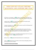 INFO 3130 UNCC EXAM 1 2025&sol;2026 QUESTIONS AND ANSWERS 100&percnt; PASS