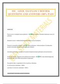 ISU&lowbar; GEOL 324 EXAM 3 2025&sol;2026 QUESTIONS AND ANSWERS 100&percnt; PASS