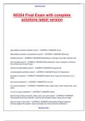 N5354 Final Exam with complete solutions latest version&period;