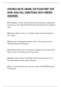 UWORLD MCAT QBANK TOP EXAM PREP TEST BANK 2026 FULL QUESTIONS WITH VERIFIED ANSWERS