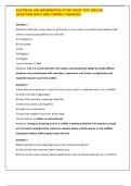 ELECTRICAL JOB INFORMATION STUDY GUIDE TEST 2025&sol;26 QUESTIONS WITH 100&percnt; CORRECT ANSWERS&period;