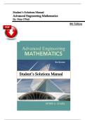 Solutions Manual &ndash; Advanced Engineering Mathematics&comma; 8th Edition by Peter O&rsquo;Neil &lpar;Chapters 1&ndash;23&rpar;