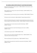 ICEV ANIMAL SCIENCE CERTIFICATION SET 2 QUESTIONS AND ANSWERS