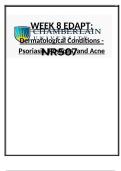NR 507 Week 8 Edapt &ndash; Dermatological Conditions&colon; Psoriasis&comma; Rosacea & Acne &lpar;2026&rpar;