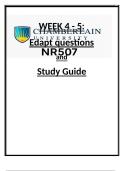 NR 507 Weeks 4&ndash;5 Edapt Questions and Study Guide &lpar;2026&rpar;