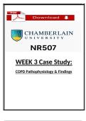 NR 507 Week 3 Case Study &ndash; COPD Pathophysiology and Clinical Findings &lpar;2026&rpar;