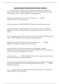 MAN4322 EXAM II QUESTIONS WITH CORRECT ANSWERS&period;