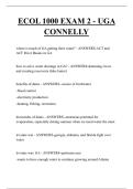 ECOL 1000 EXAM 2 - UGA CONNELLY QUESTIONS AND ANSWERS 2025