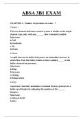 ABSA 3B1 EXAM QUESTIONS AND ANSWERS 2025