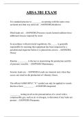 ABSA 3B1 EXAM QUESTIONS AND ANSWERS 2025