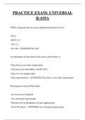 PRACTICE EXAM&colon; UNIVERSAL R-410A QUESTIONS AND ANSWERS 2025