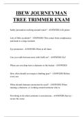 IBEW JOURNEYMAN TREE TRIMMER EXAM QUESTIONS AND ANSWERS 2025