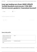 hvacr gas heating esco Exam &lpar;2025&rpar; UPDATE Verified Questions And Answers &vert; With 100&percnt; Correct Answers graded A&plus; Guaranteed Success&excl;&excl;