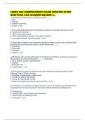 CHIMA NCE COMPREHENSIVE EXAM UPDATED STUDY QUESTIONS AND ANSWERS GRADED A&plus;