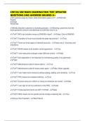 CINTAS SSR MAIN EXAMINATION TEST UPDATED QUESTIONS AND ANSWERS GRADED A&plus;