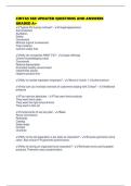 CINTAS SSR UPDATED QUESTIONS AND ANSWERS GRADED A&plus;