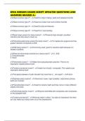EFDA OREGON EXAMS SCRIPT UPDATED QUESTIONS AND ANSWERS GRADED A&plus;