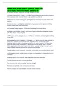 GREEN BUILDING END OF COURSE UPDATED QUESTIONS AND ANSWERS GRADED A&plus;