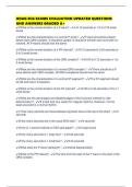 HOAG ECG EXAMS EVALUATION UPDATED QUESTIONS AND ANSWERS GRADED A&plus;
