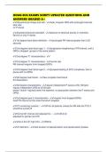 HOAG ECG EXAMS SCRIPT UPDATED QUESTIONS AND ANSWERS GRADED A&plus;