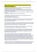 MSW EVALUATION EXAM UPDATED QUESTIONS AND ANSWERS GRADED A&plus;