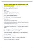 NCC NNP EXAMS SCRIPT UPDATED QUESTIONS AND ANSWERS GRADED A&plus;
