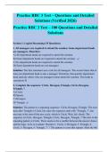 Practice RBC 3 Test &ndash; Questions and Detailed Solutions &lpar;Verified 2023&rpar;