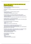 PKG 221 CORE EXAM SET UPDATED QUESTIONS AND ANSWERS GRADED A&plus;