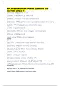PKG 221 EXAMS SCRIPT UPDATED QUESTIONS AND ANSWERS GRADED A&plus;