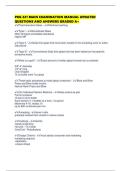 PKG 221 MAIN EXAMINATION MANUAL UPDATED QUESTIONS AND ANSWERS GRADED A&plus;
