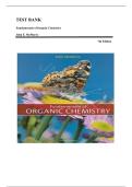 Test Bank for Fundamentals of Organic Chemistry&comma; 7th Edition by John E&period; McMurry &vert;ISBN&colon; 9781439049716&vert; Guide A&plus;
