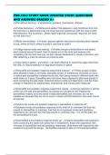 PNB 2XC3 STUDY GUIDE UPDATED STUDY QUESTIONS AND ANSWERS GRADED A&plus;