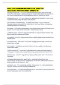 POLS 2302 COMPREHENSIVE EXAM UPDATED QUESTIONS AND ANSWERS GRADED A&plus;