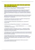 POLS 2302 PRACTICE TEST EXAM UPDATED QUESTIONS AND ANSWERS GRADED A&plus;