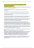 PSY 657 TEST PAPER UPDATED QUESTIONS AND ANSWERS GRADED A&plus;