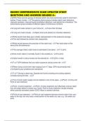 RADON COMPREHENSIVE EXAM UPDATED STUDY QUESTIONS AND ANSWERS GRADED A&plus;