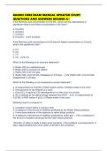 RADON CORE EXAM MANUAL UPDATED STUDY QUESTIONS AND ANSWERS GRADED A&plus;