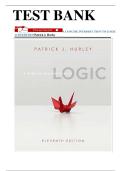A Concise Introduction to Logic 11th Edition Test Bank – Patrick J. Hurley (PDF & Questions)