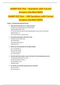 SHARP ECG Test &ndash; Questions with Correct Answers &lpar;Verified 2025&rpar;