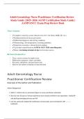 Adult-Gerontology Nurse Practitioner Certification Review Study Guide &vert; 2025&ndash;2026 AGNP Certification Study Guide &vert; AANP&sol;ANCC Exam Prep Review Book 