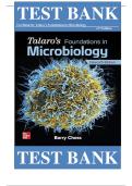 Test Bank for Talaro's Foundations in Microbiology 11th Edition by Barry Chess &vert;ISBN&colon; 9781260259025&vert; Guide A&plus;