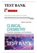 Clinical Chemistry 9th Edition Test Bank &ndash; Study Guide & PDF