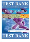 Test Bank for Microbiology for the Healthcare Professional 2nd Edition by Karin C. VanMeter |ISBN: 9780323320924| Guide A+