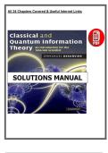 Classical and Quantum Information Theory &lpar;1st Edition&comma; 2009&rpar; &ndash; Solutions Manual &ndash; Desurvire