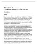 Intermediate Accounting&colon; The Financial Reporting Environment Solution Manual