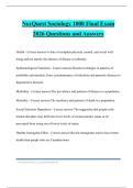 Pharmacology 1000 Midterm NorQuest Exam 2026 Questions and Answers