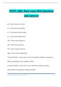 NFDN 1002&comma; final exam 2026 Questions and Answers