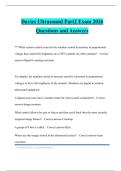Davies Ultrasound Part2 Exam 2026 Questions and Answers