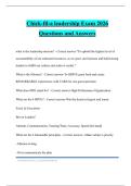 Chick-fil-a leadership Exam 2026 Questions and Answers